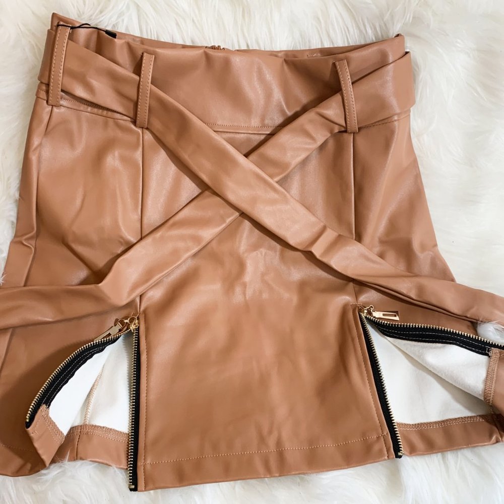 Women's Sexy Elegant PU Leather Pencil Mini - Picture 5 of 9